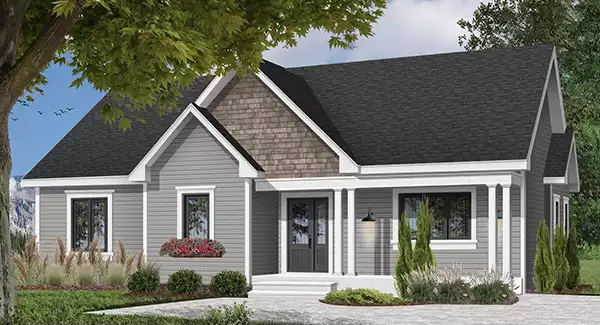 image of bungalow house plan 7360