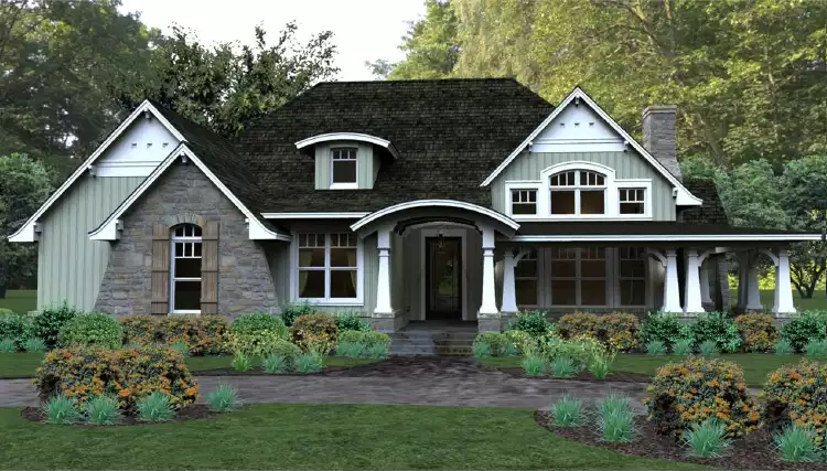 image of 1.5 story house plan 4838