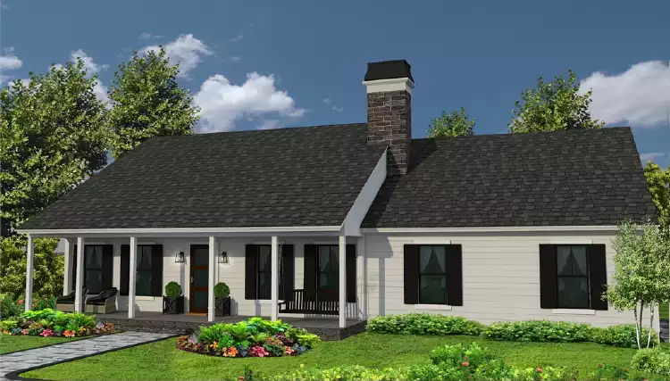 image of affordable country house plan 4309