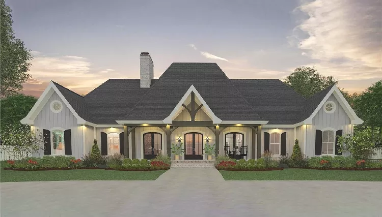 image of texas house plan 9896