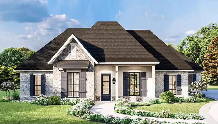 image of southern house plan 7448