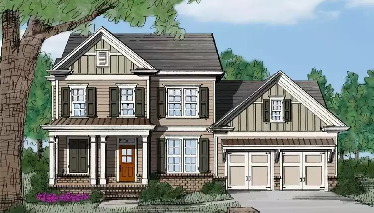 image of southern house plan 2034