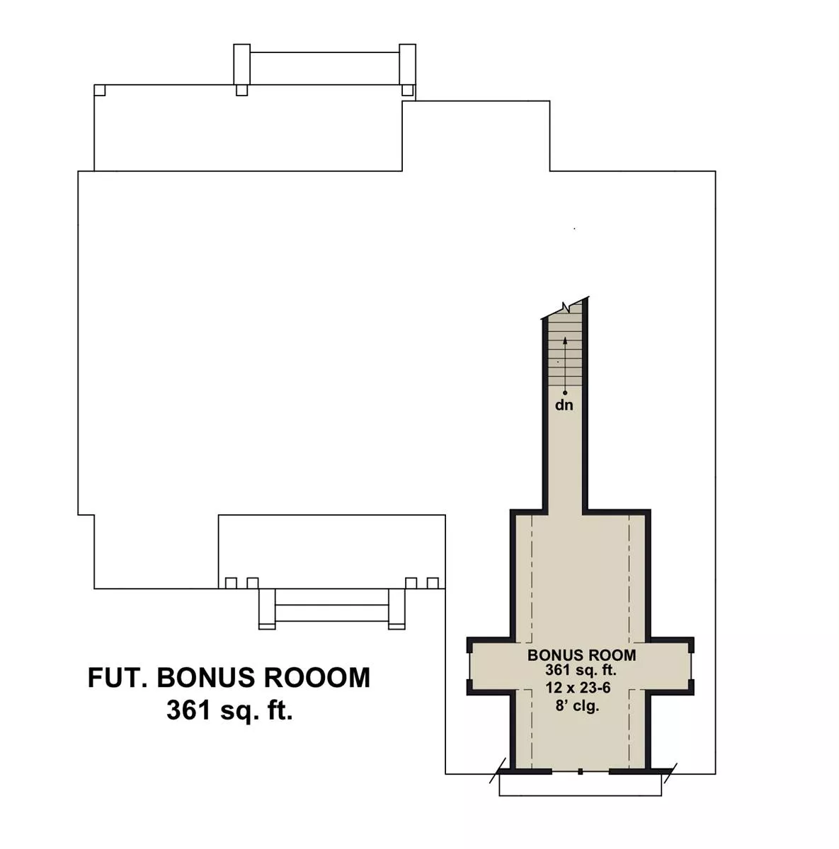 Bonus Floor Plan For Immediate or Future Finishing