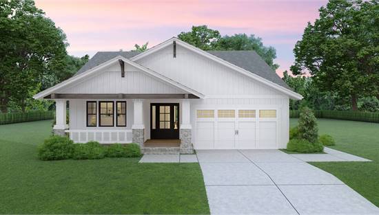 Affordable Charming Bungalow with Therma-Tru® Entry Door